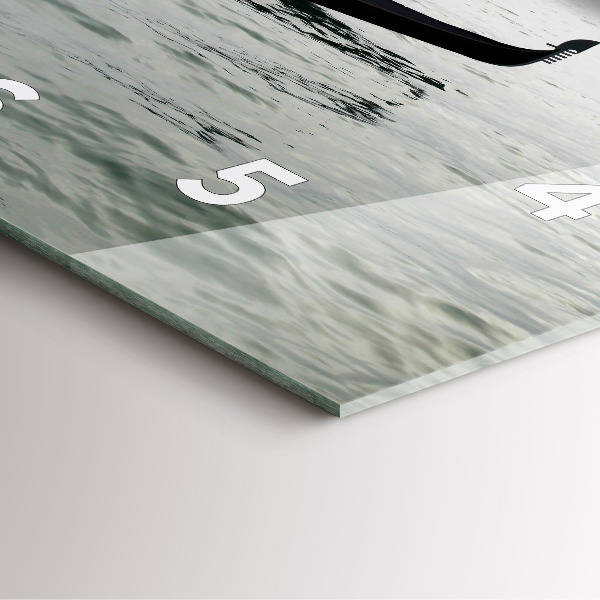 Square wall clock Gondola in Venice