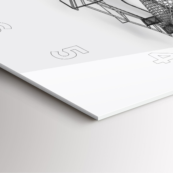 Square wall clock F1 car design