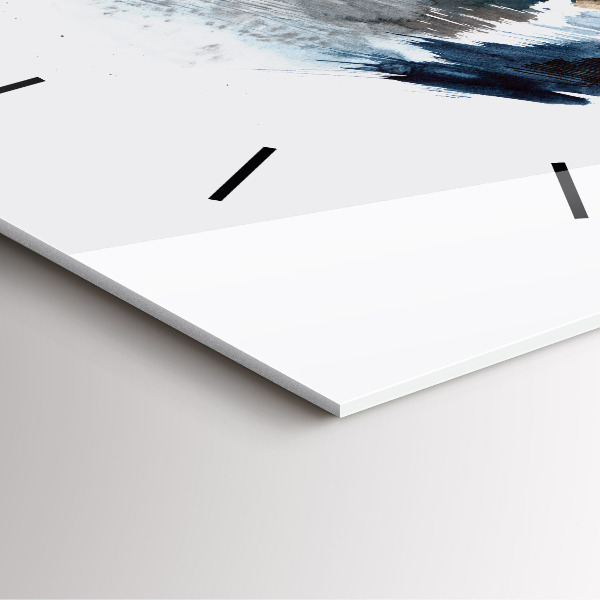 Square wall clock Captain with binoculars