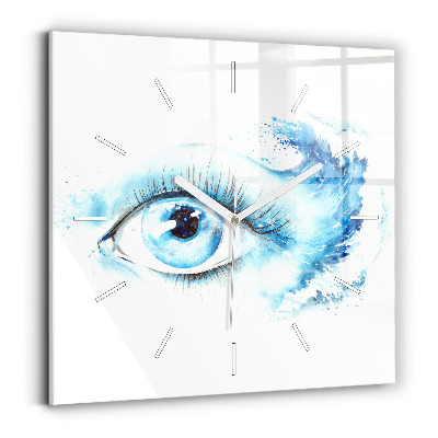 Square wall clock Sea Eye