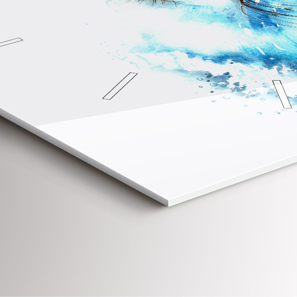 Square wall clock Sea Eye