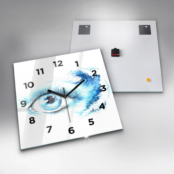Square wall clock Sea Eye