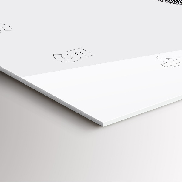 Square wall clock Abstraction of the human eye