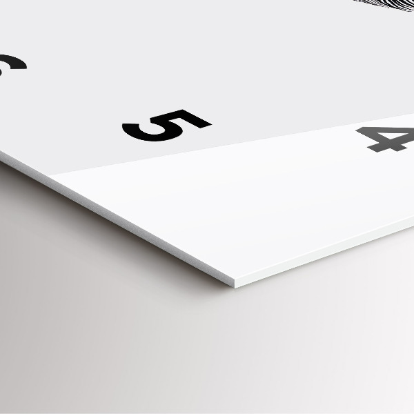 Square wall clock Abstraction of the human eye