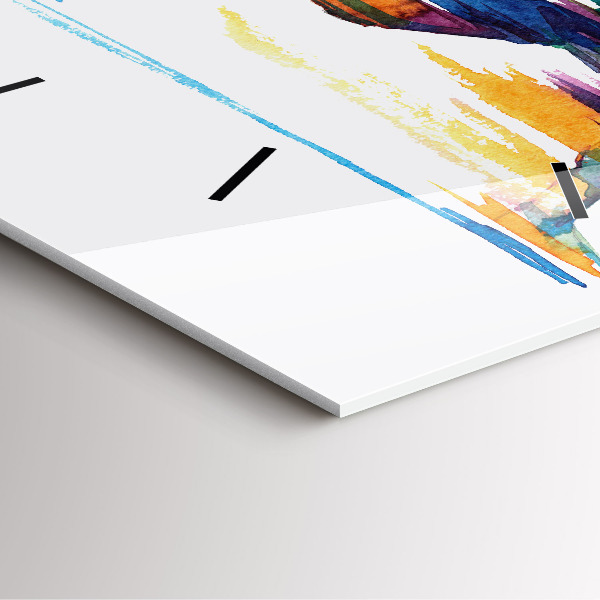 Square wall clock Runner illustration