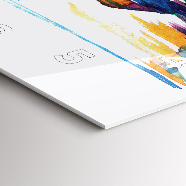 Square wall clock Runner illustration