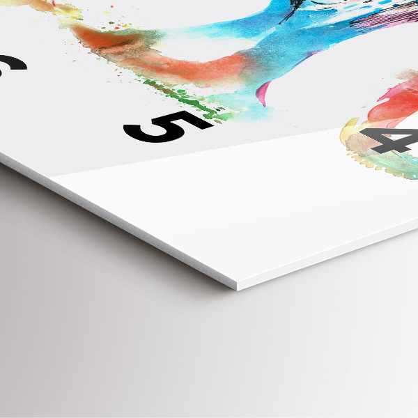 Square wall clock Indian Culture