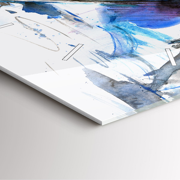 Square wall clock Dalmatian and Umbrella