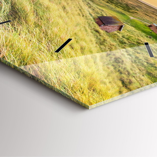 Square wall clock Lighthouse