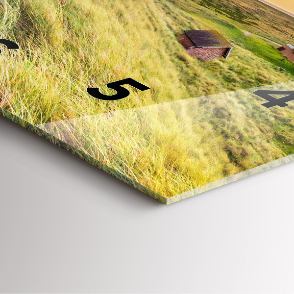 Square wall clock Lighthouse