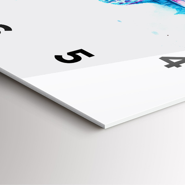 Square wall clock Cello Park Lake