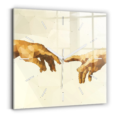 Square wall clock Creation of Adam