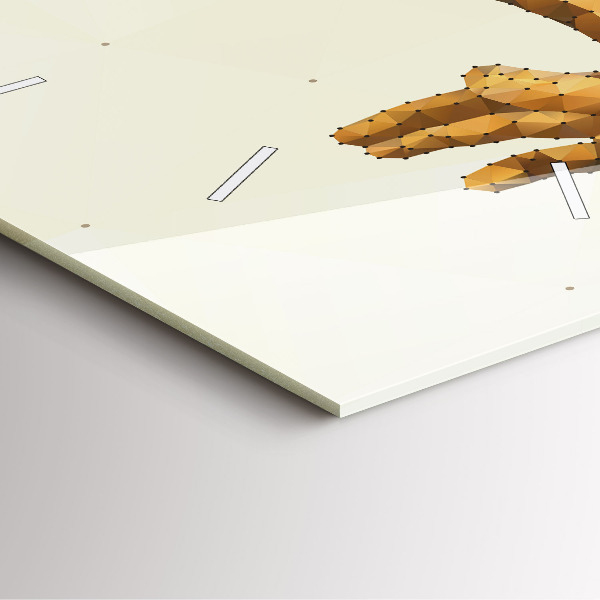 Square wall clock Creation of Adam