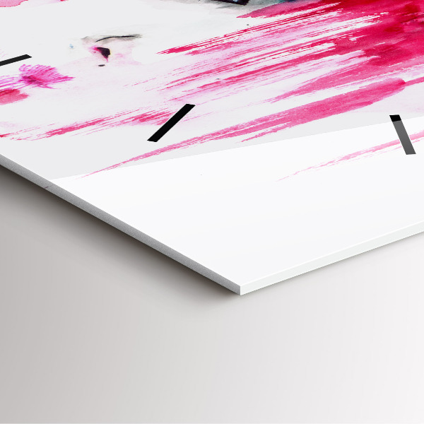 Square wall clock Many faces of abstraction