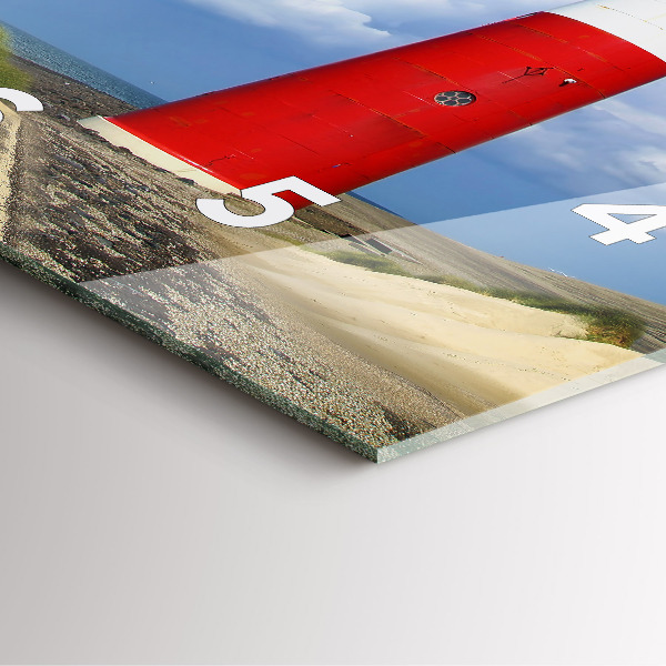 Square wall clock Lighthouse