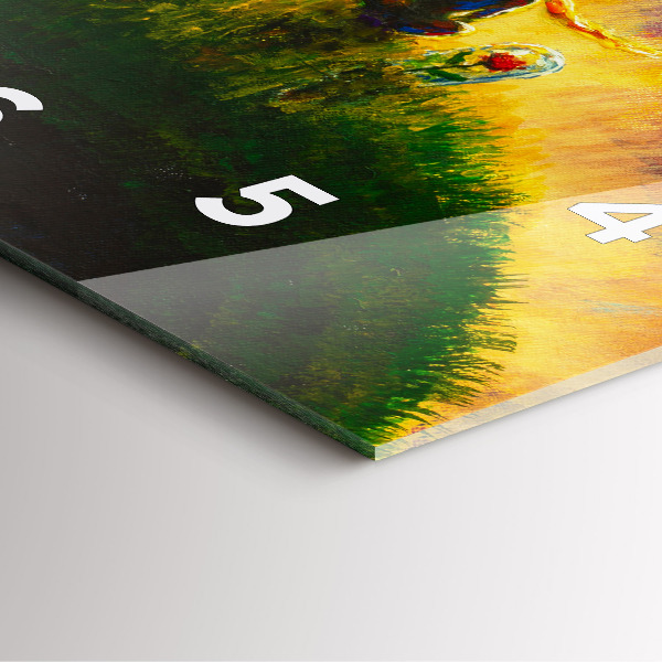 Square wall clock Abstraction The Little Prince