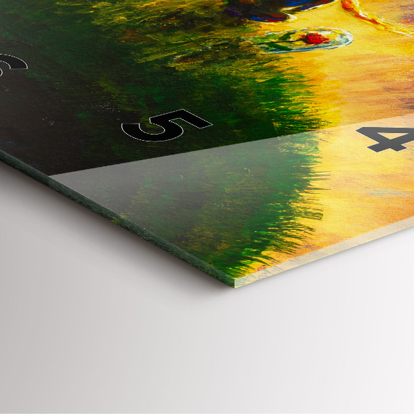 Square wall clock Abstraction The Little Prince