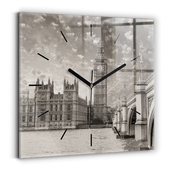 Square wall clock London England Big Ben