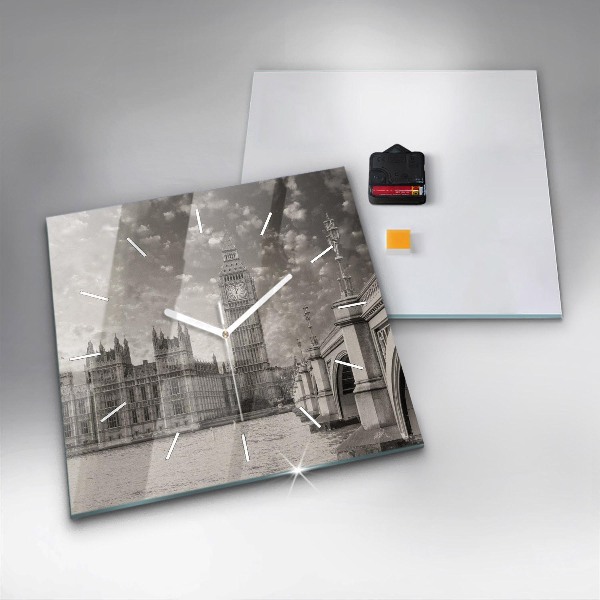 Square wall clock London England Big Ben