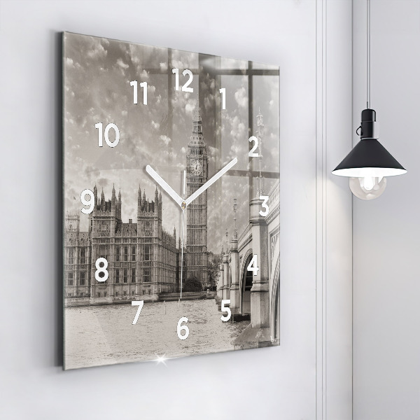Square wall clock London England Big Ben