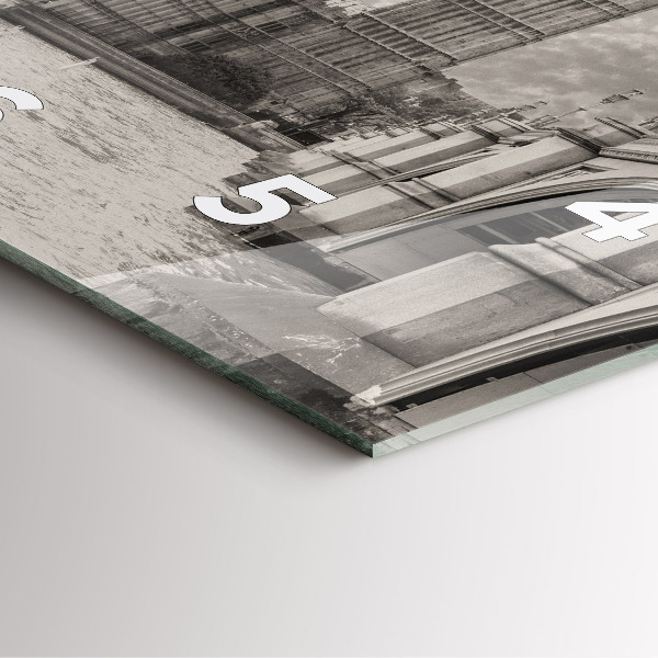 Square wall clock London England Big Ben