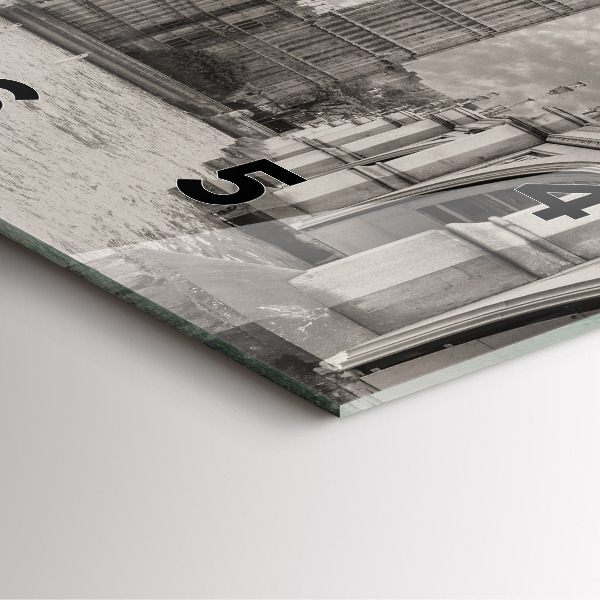 Square wall clock London England Big Ben