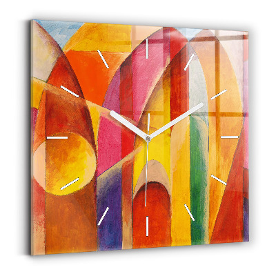Square wall clock Art Decoration Abstraction