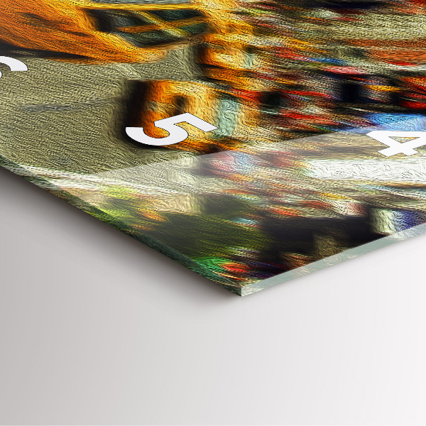 Square wall clock New York City taxis