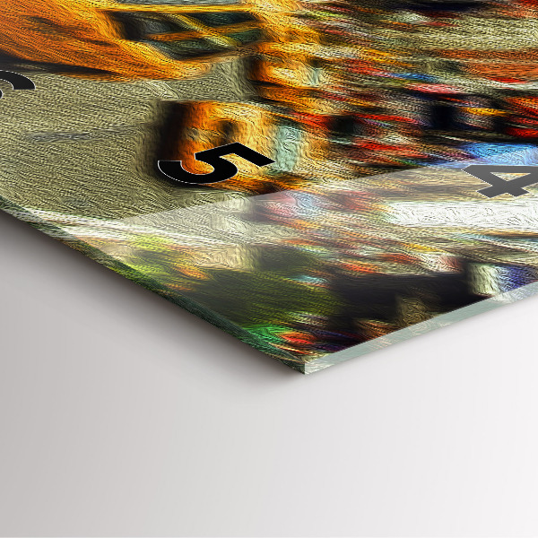 Square wall clock New York City taxis