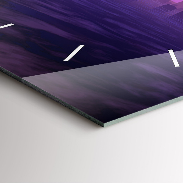 Square wall clock Sunset at Stonehenge