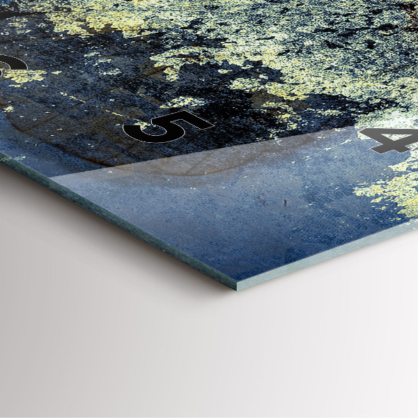 Square wall clock Butterfly vintage style