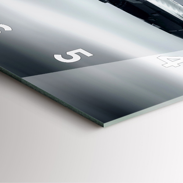 Square wall clock Military aircraft in flight