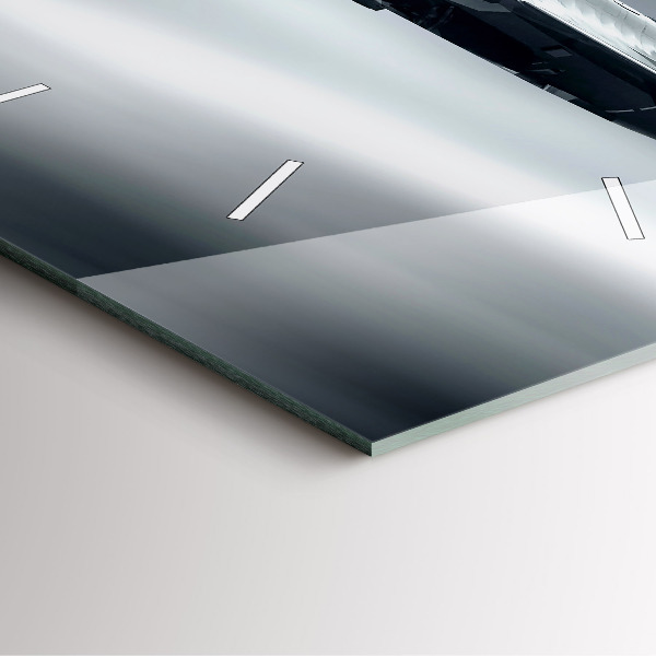 Square wall clock Military aircraft in flight