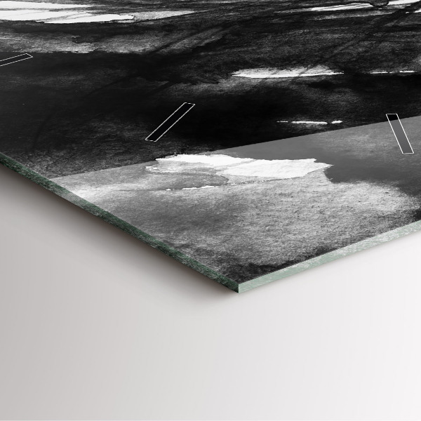 Square wall clock Portrait of a woman