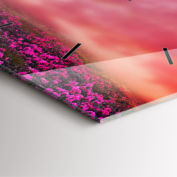 Square wall clock Birdhouse