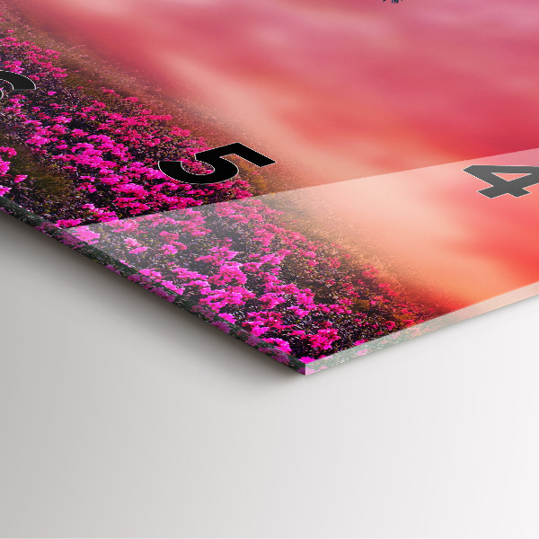 Square wall clock Birdhouse