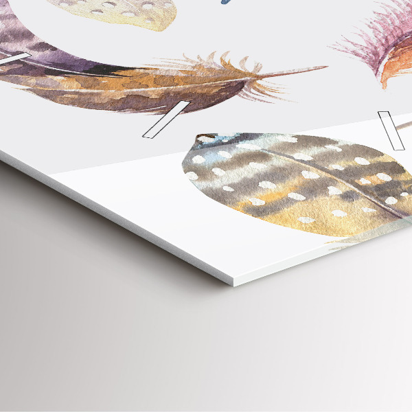 Square wall clock Retro art illustration