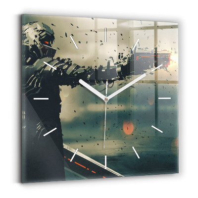 Square wall clock Lethal weapon game