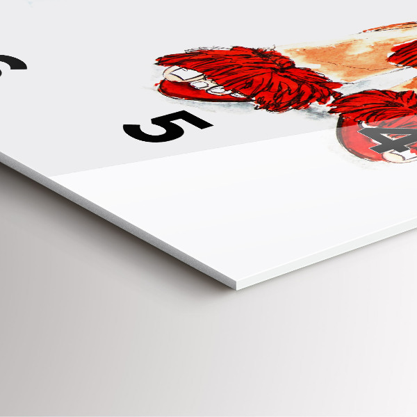 Square wall clock Women's High Heels