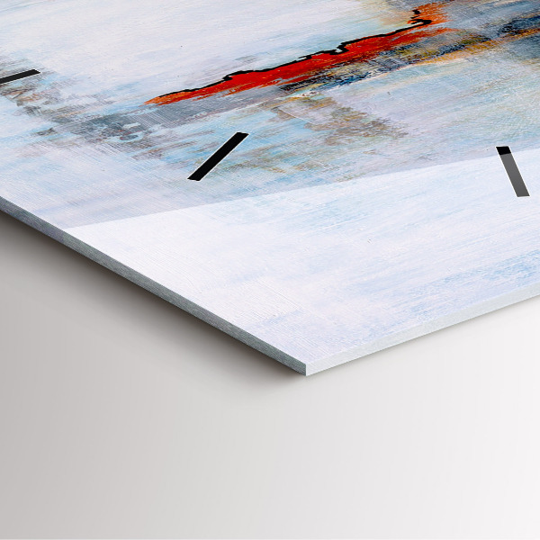 Square wall clock Abstraction