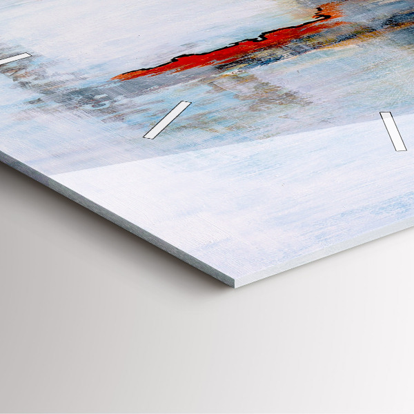 Square wall clock Abstraction