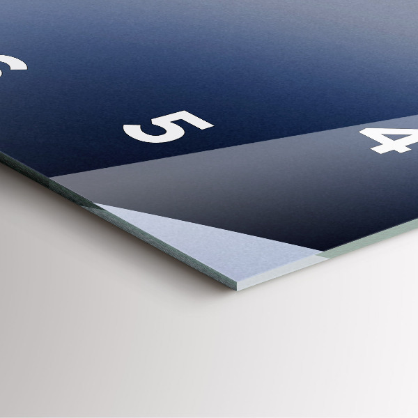 Square wall clock Abstraction sun