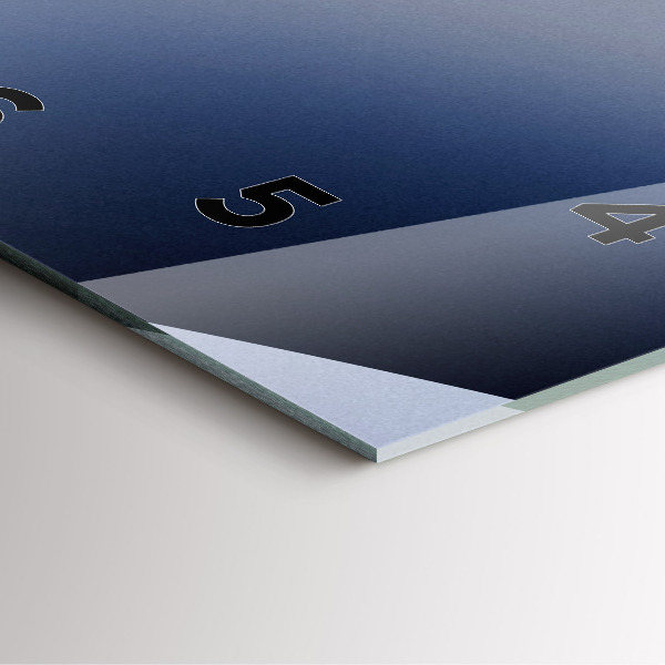 Square wall clock Abstraction sun