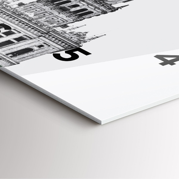 Square wall clock Palace of Culture and Science