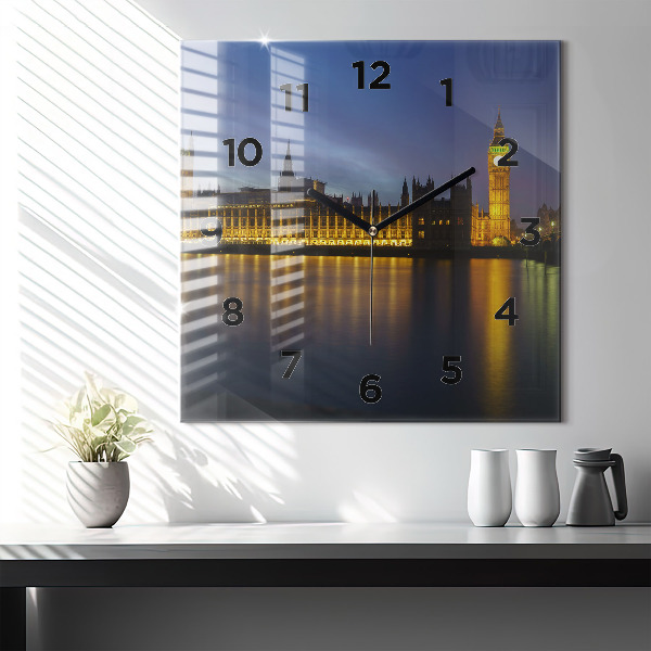 Square wall clock Winchester Palace London