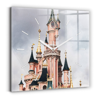 Square wall clock Disneyland Paris Castle