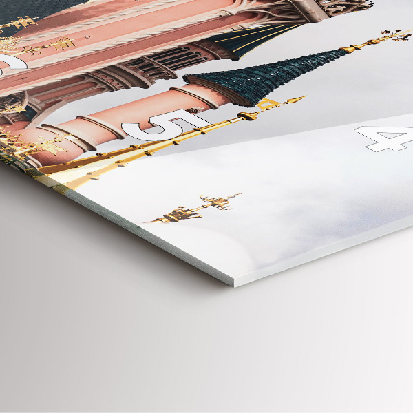 Square wall clock Disneyland Paris Castle