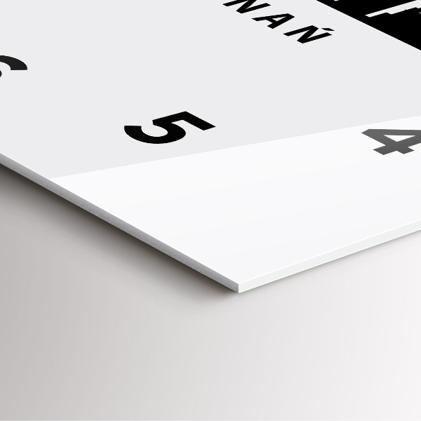 Square wall clock Poznan panorama graphics