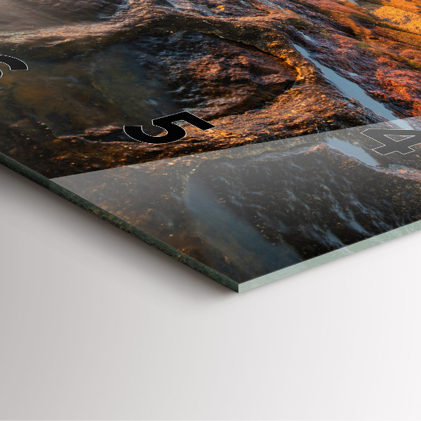 Square wall clock The Lighthouse and the Baltic Sea