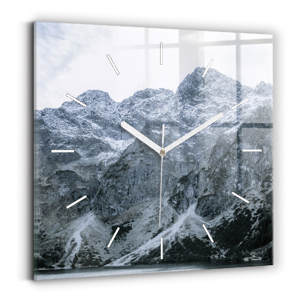 Square wall clock Morskie Oko in the Tatra Mountains